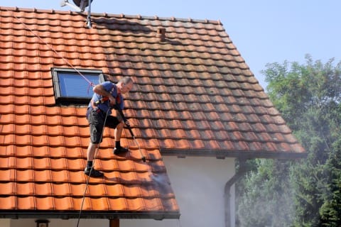 Nettoyage de toiture & gouttières, peinture & hydrofugation de toiture Riaillé